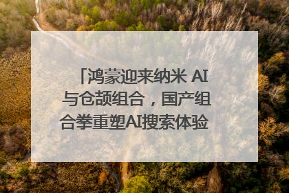 鸿蒙迎来纳米 AI 与仓颉组合，国产组合拳重塑AI搜索体验｜新经济观察
