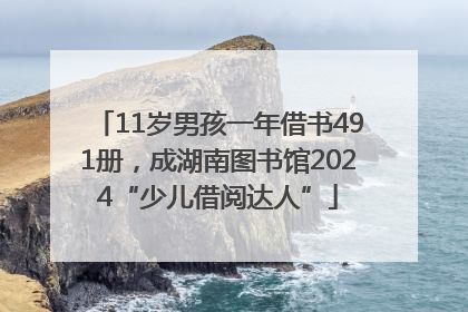 11岁男孩一年借书491册，成湖南图书馆2024“少儿借阅达人”