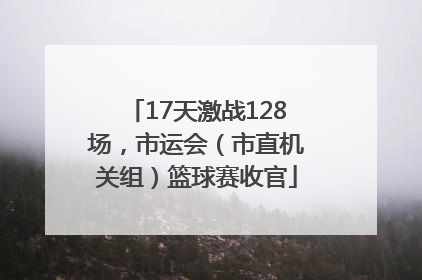 17天激战128场，市运会（市直机关组）篮球赛收官