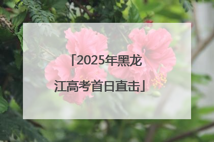 2025年黑龙江高考首日直击