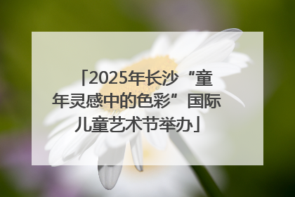 2025年长沙“童年灵感中的色彩”国际儿童艺术节举办