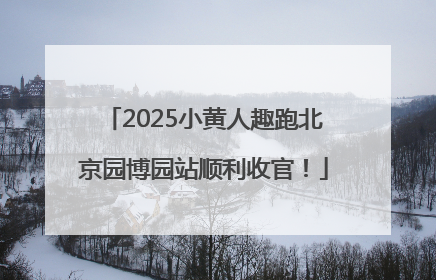 2025小黄人趣跑北京园博园站顺利收官！
