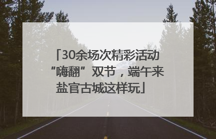 30余场次精彩活动“嗨翻”双节，端午来盐官古城这样玩