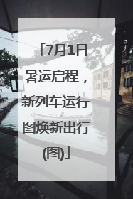 7月1日暑运启程，新列车运行图焕新出行(图)