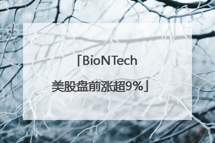 BioNTech美股盘前涨超9%